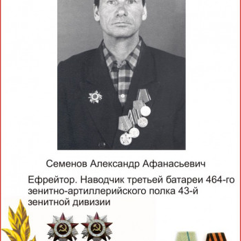 Семенов Александр Афанасьевич