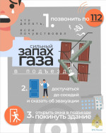 Сильный запах газа