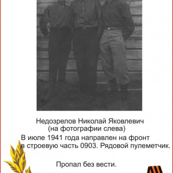 Недозрелов Николай Яковлевич