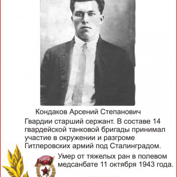 Кондаков Арсений Степанович