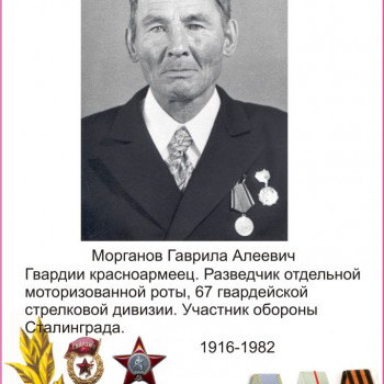 Морганов Гаврила Алеевич